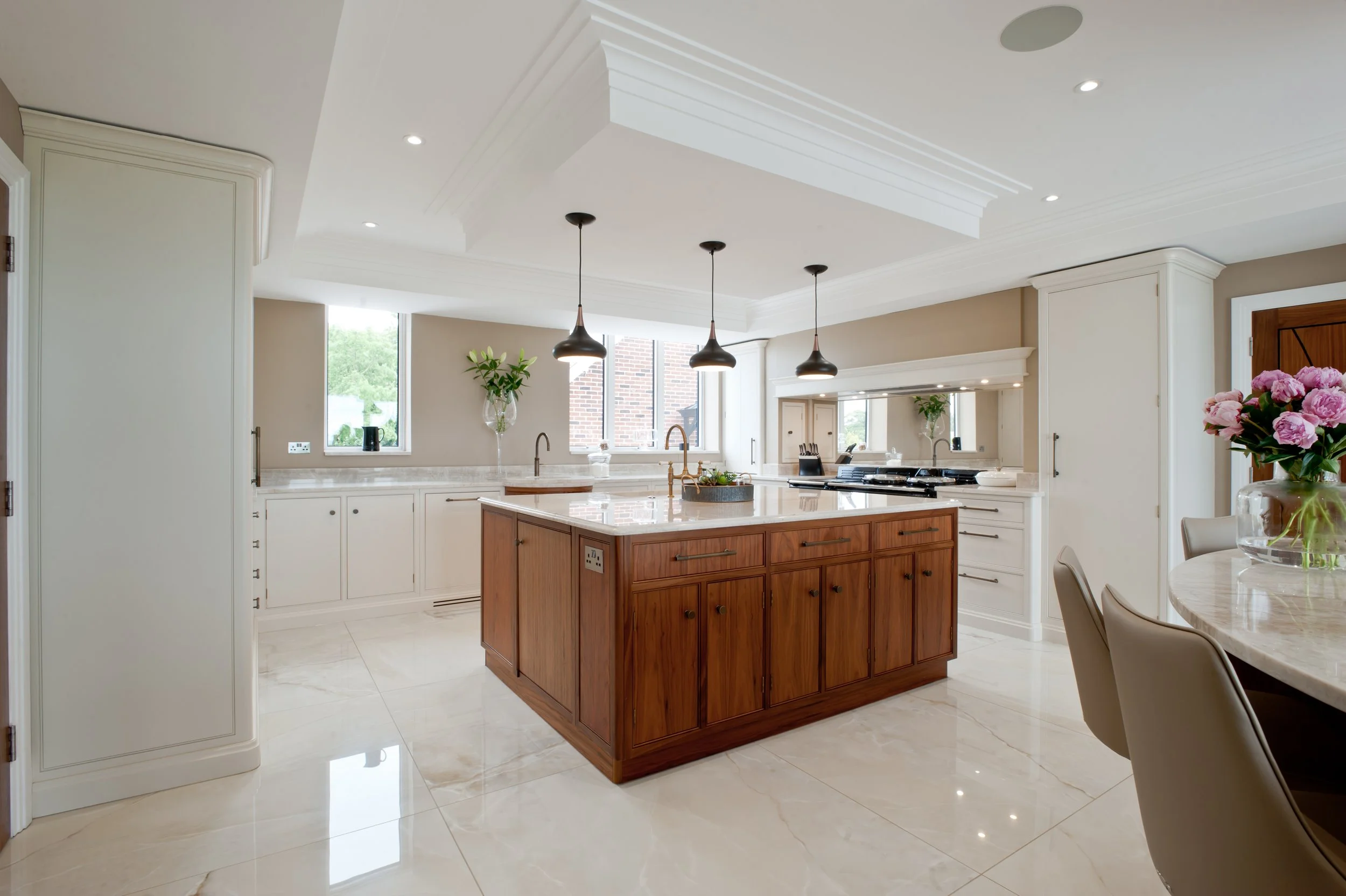 Making a Statement with a Rich Walnut Island, in Sandwich, Kent