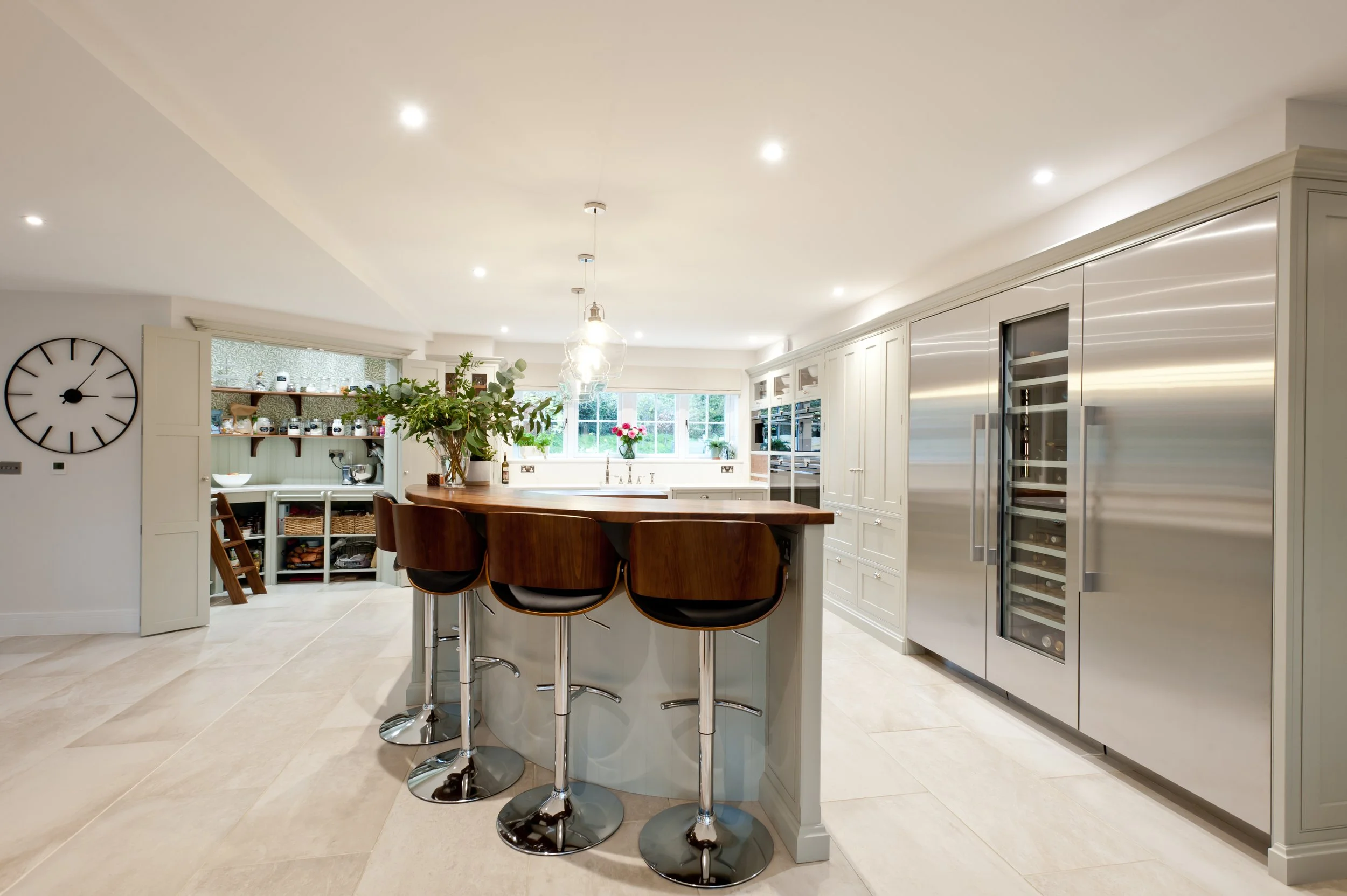 A family kitchen and pantry in Saltwood, Kent