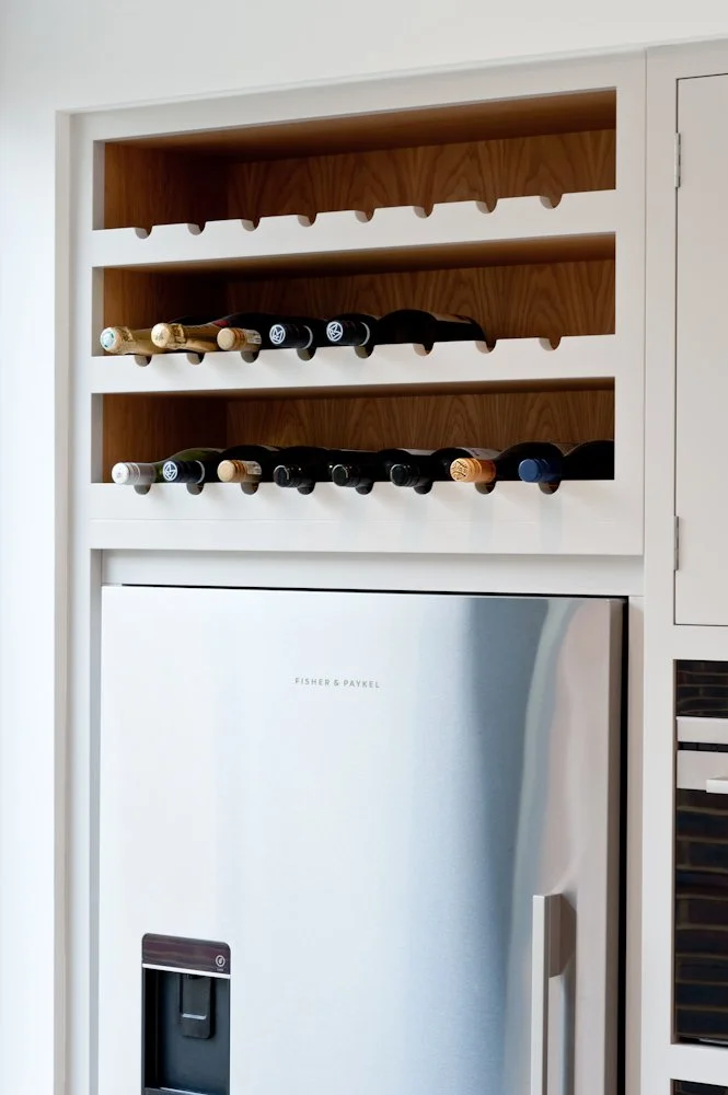Ageing gracefully. Bespoke wine storage designed to make clever use of every available inch.