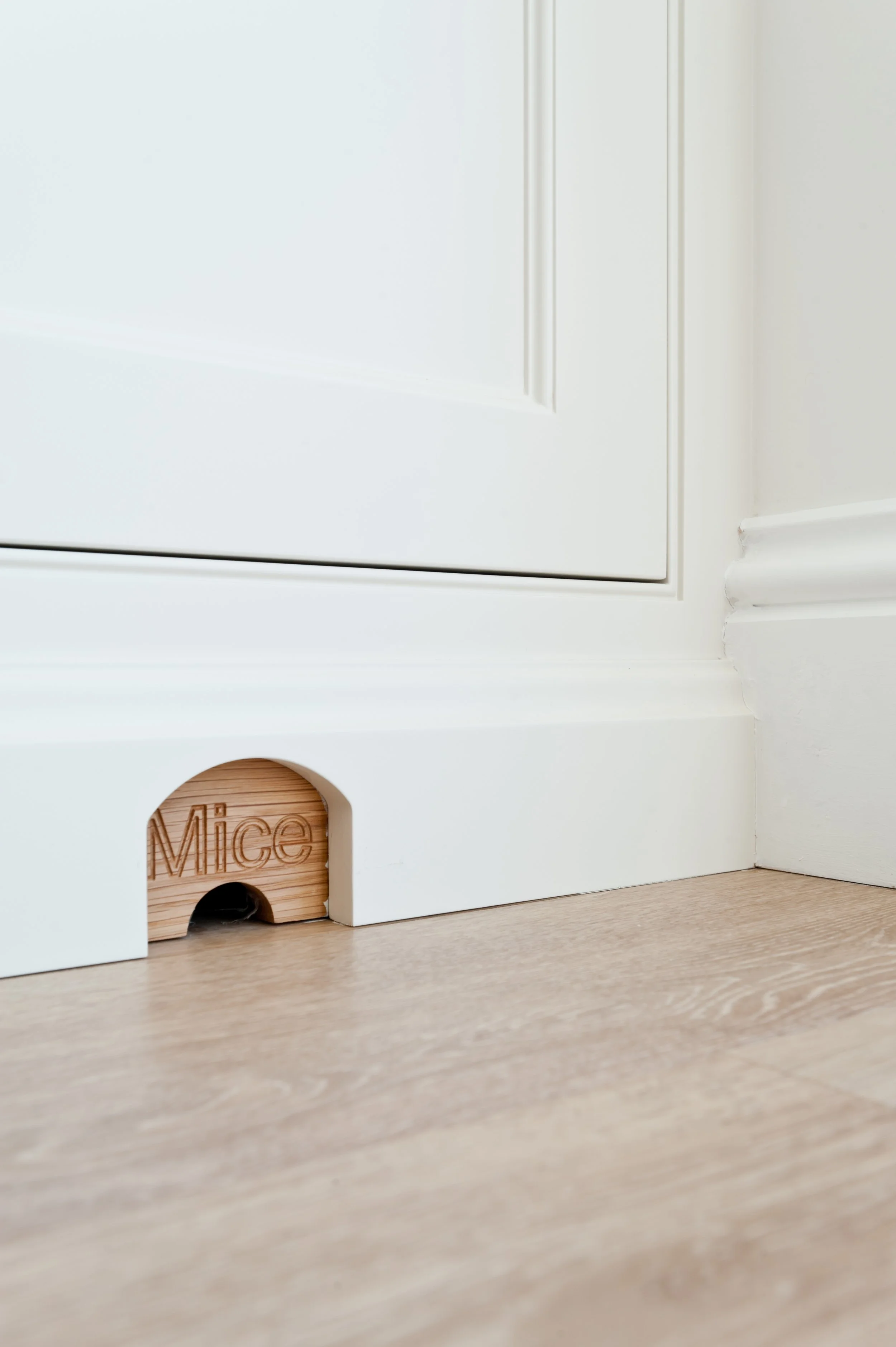 mouse house feature in bespoke kitchen