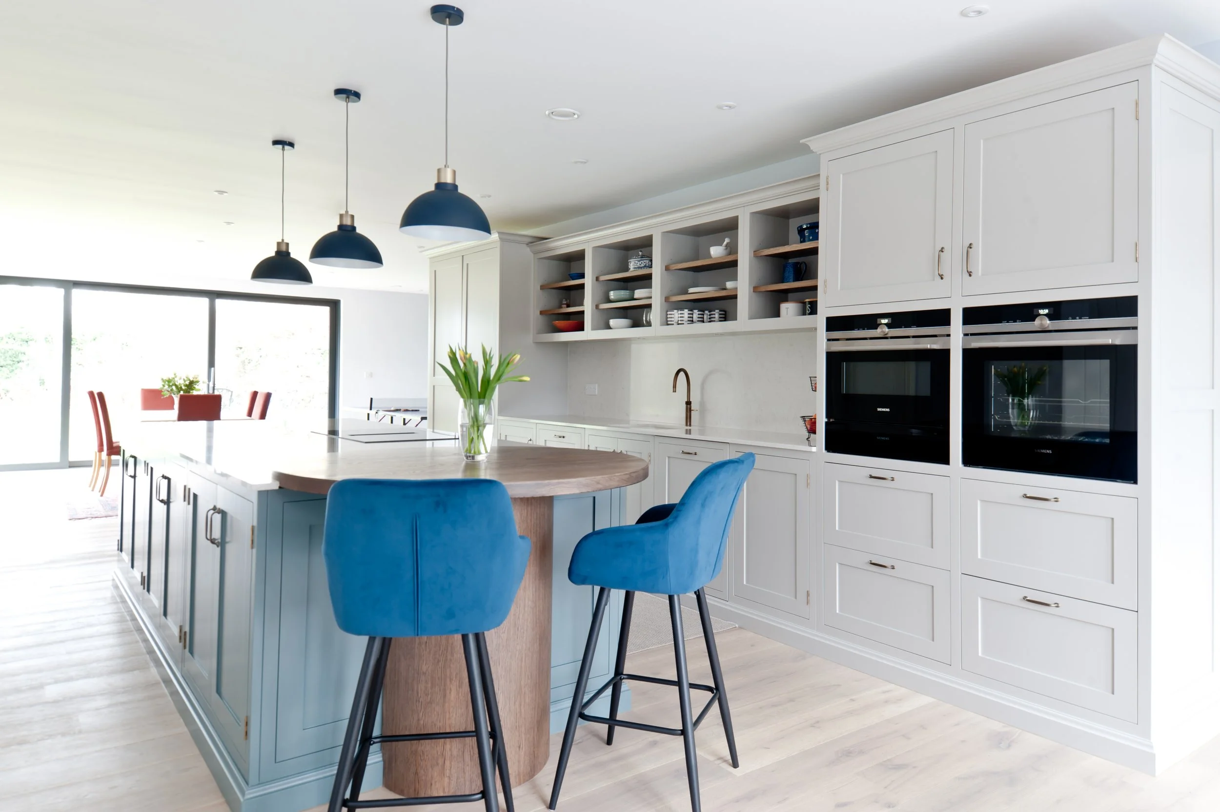 Open-Plan and Pastels: a Beautifully Styled Simple Shaker, Tonbridge
