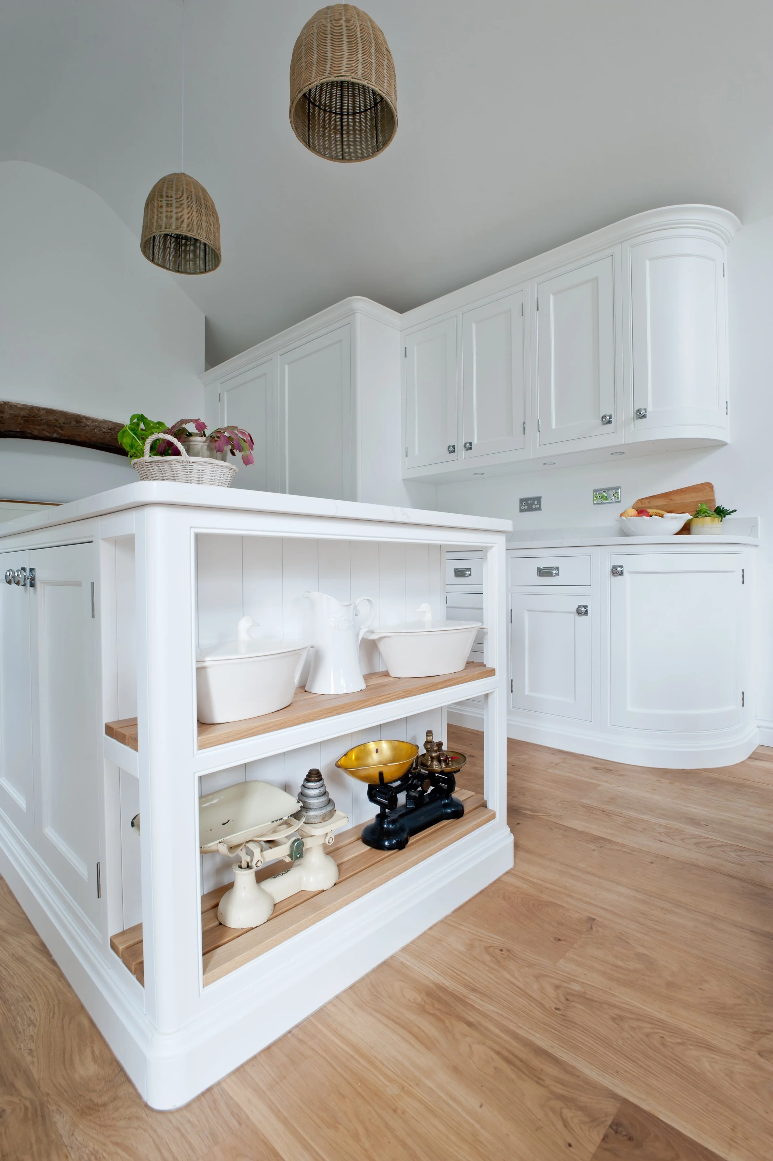 beautiful white painted cabinetry in kent