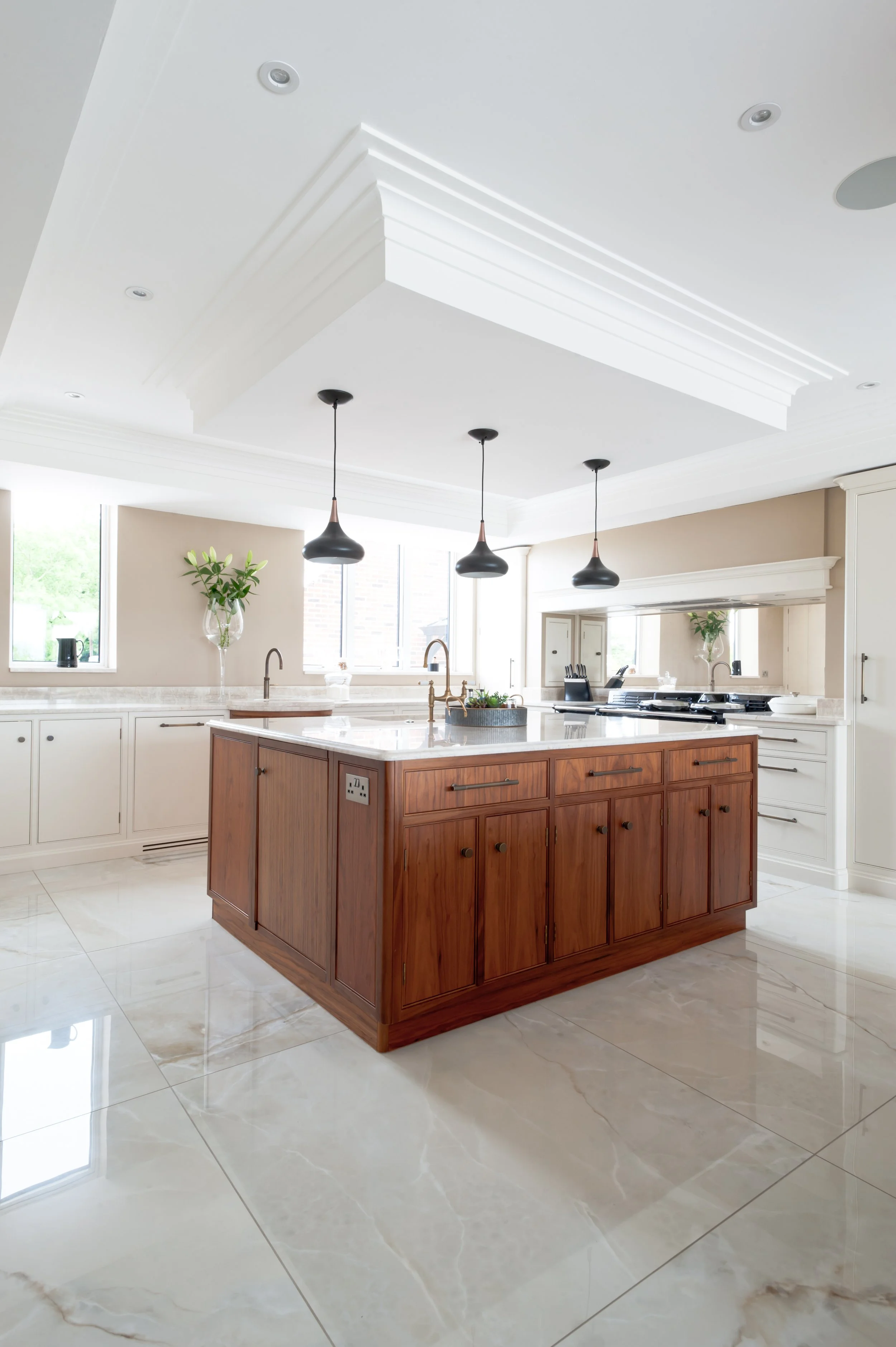Making a Statement with a Rich Walnut Island, in Sandwich, Kent