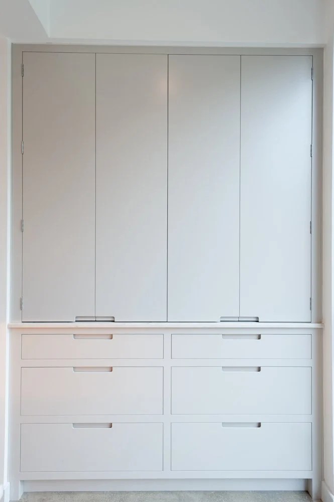 recessed handles fitted kitchen