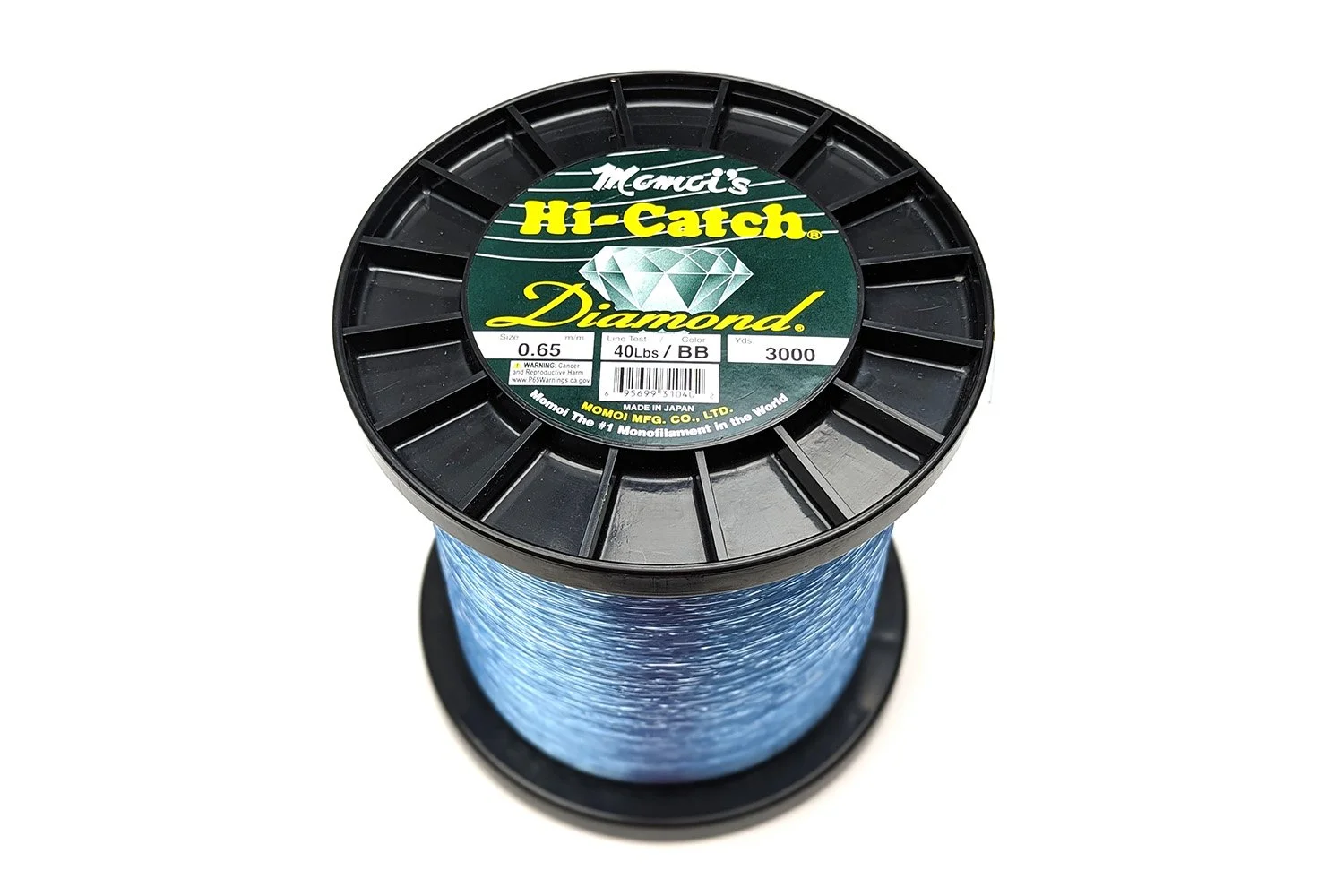 Momoi 40lb Hi-Catch Diamond Monofilament Fishing Line - 3000 Yards! Brilliant Blue