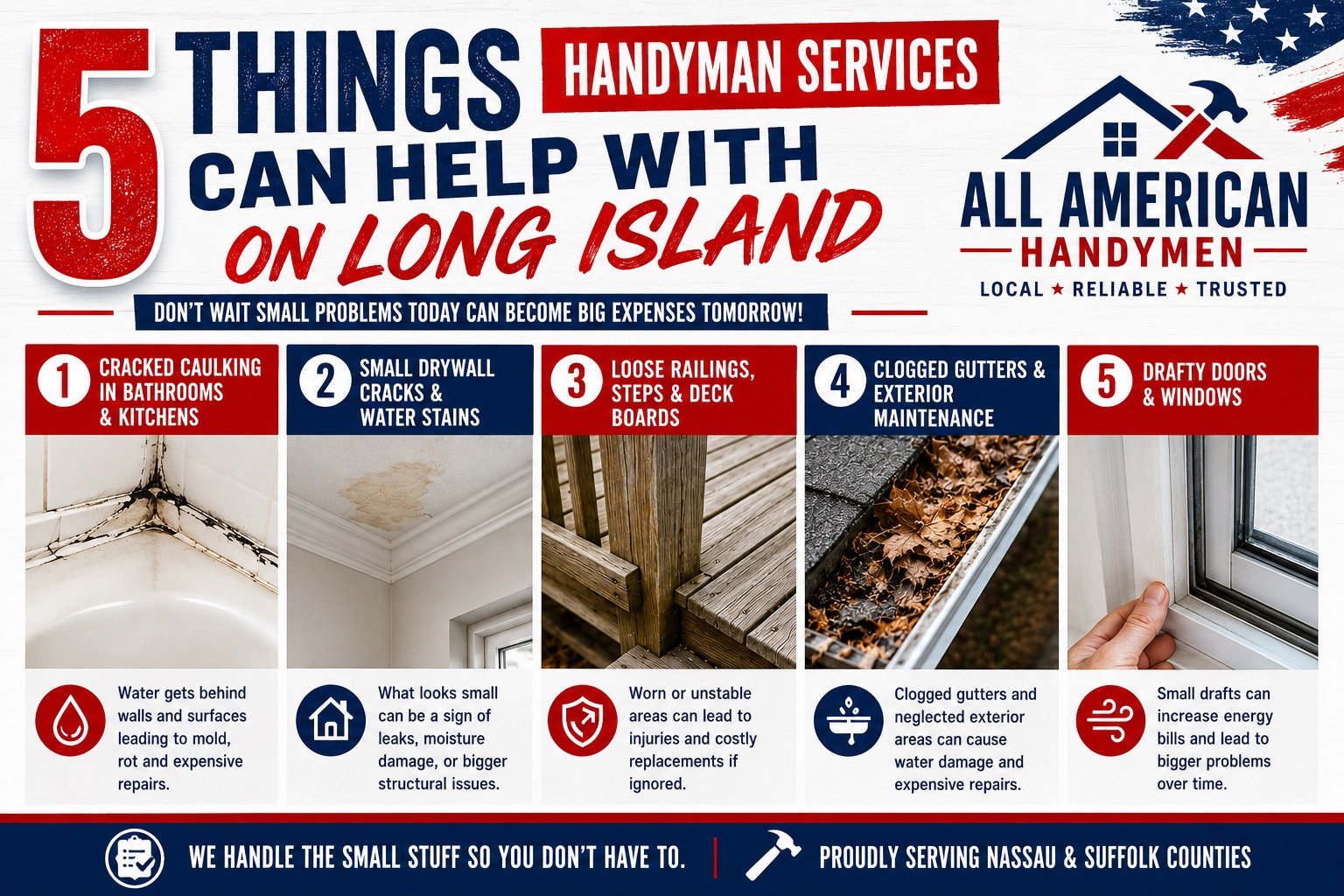 5 Things Long Island Homeowners Put Off for Too Long (That End Up Costing More Later)
