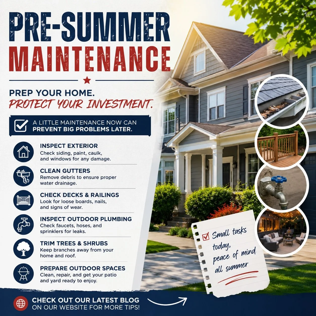 Pre-summer Maintenance