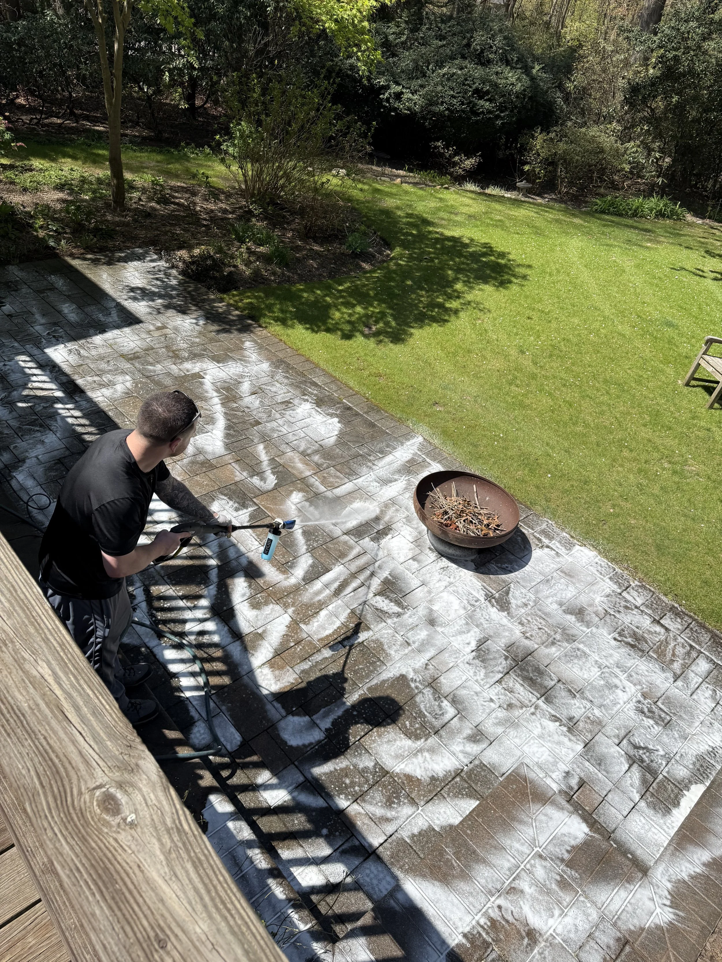 Spring clean up power washing special