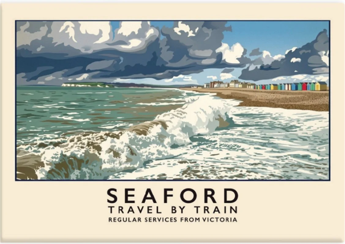 Seaford Tin Plate Magnet