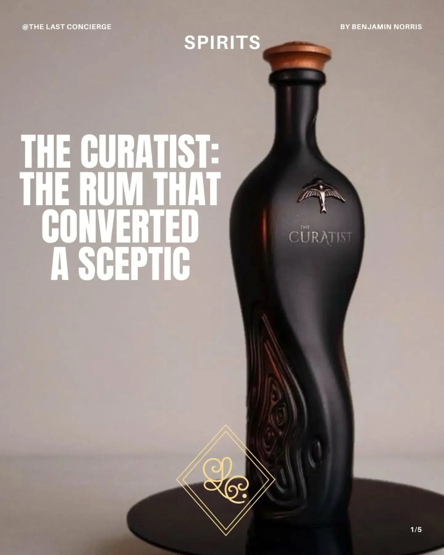 I've spent most of my adult life convinced rum wasn&rsquo;t for me. Then a British brand walked in, rewrote the rulebook, and proved that even at 40 you can discover a spirit that changes your palate and your mind.

The Curatist&rsquo;s Panama Editio