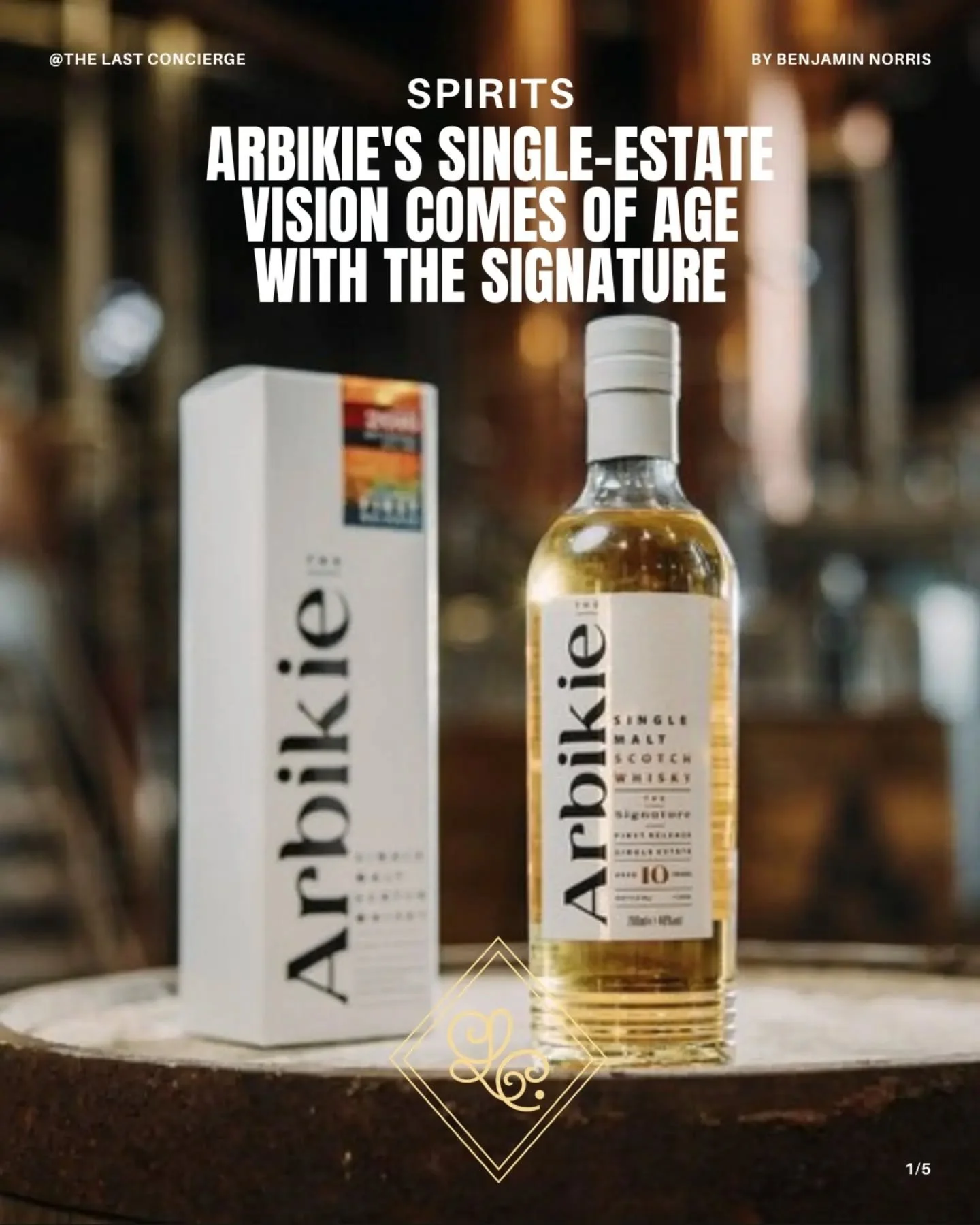 How important is provenance in whisky?

Arbikie thinks the answer is: very.

The Scottish distillery's inaugural single malt, The Signature, is grown, distilled, matured and bottled on the same Angus estate. We took a closer look at what that means f