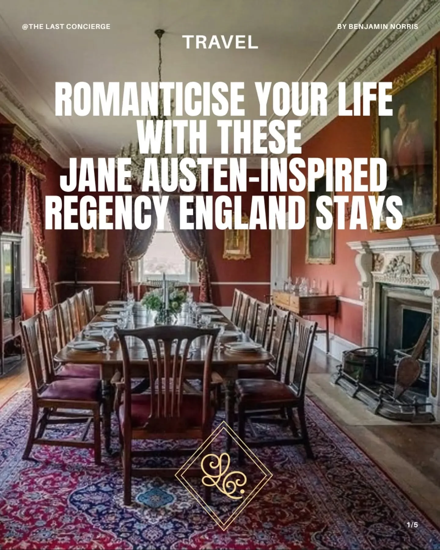 We&rsquo;d quite like to live in Jane Austen&rsquo;s world.

The enormous country houses, sweeping estates, libraries, drawing rooms and long walks through the countryside all sound rather wonderful. We&rsquo;re even prepared to overlook the occasion