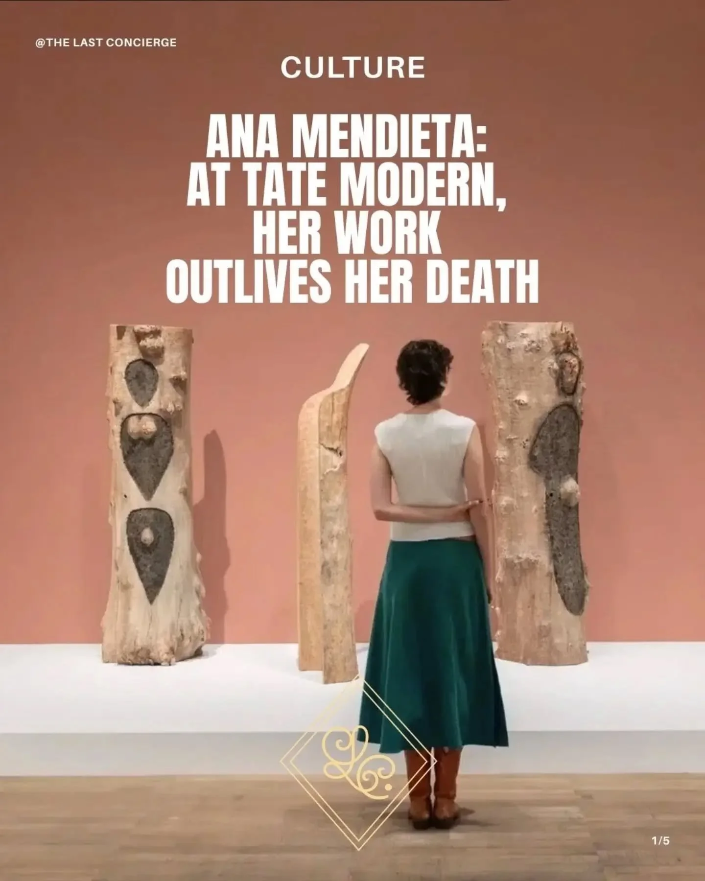 Ana Mendieta has spent 40 years being remembered for the way she died. At Tate Modern, the focus is finally where it arguably always should have been: on the work.

From the haunting Siluetas to sculptures carved, burned and buried into the landscape