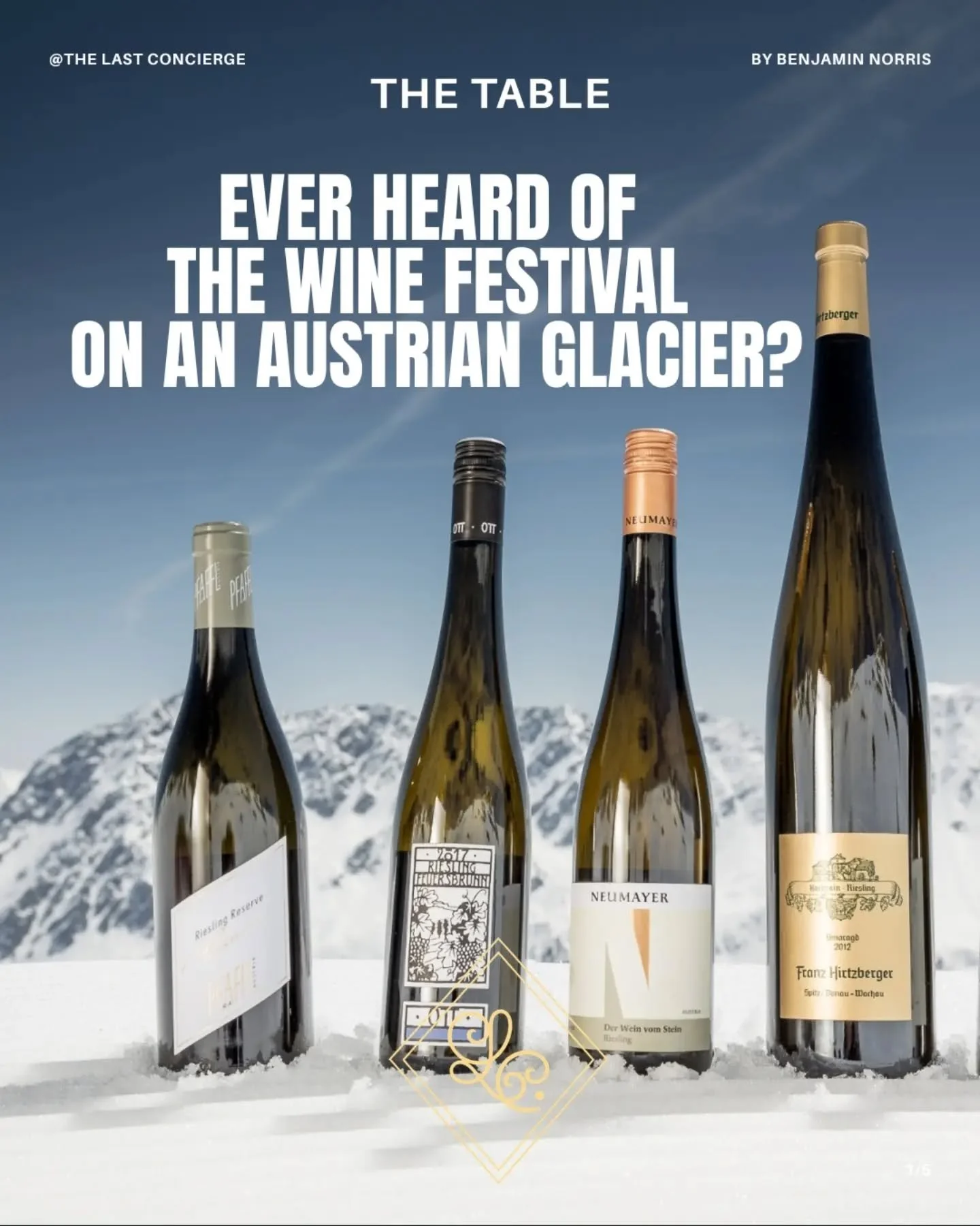 Somewhere between the first glass of Riesling and the last course of a Michelin-starred feast, the Austrian Alps make a rather compelling argument for staying a little longer. 🍷

Wein am Berg brings together exceptional winemakers, acclaimed chefs a