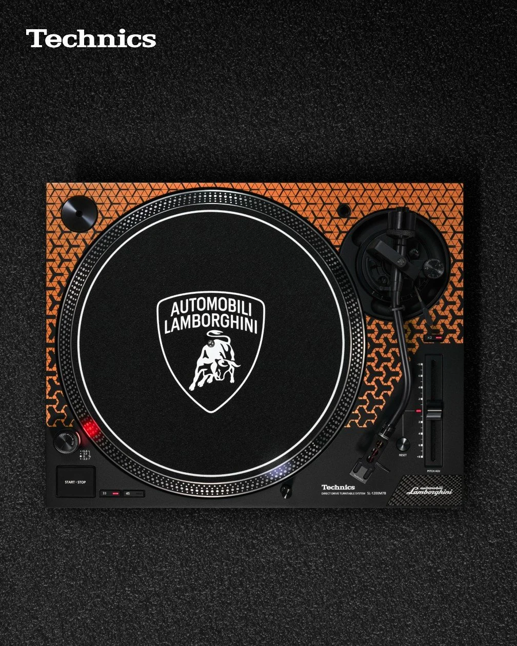 LAUNCH --  Technics x Lamborghini turntable collaboration