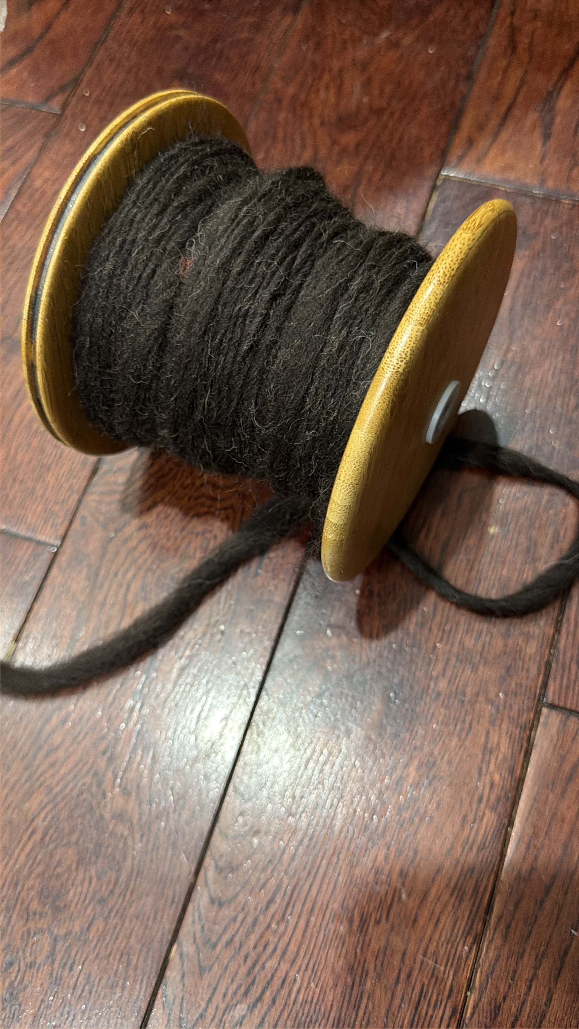 Fiber notes: black welsh wool