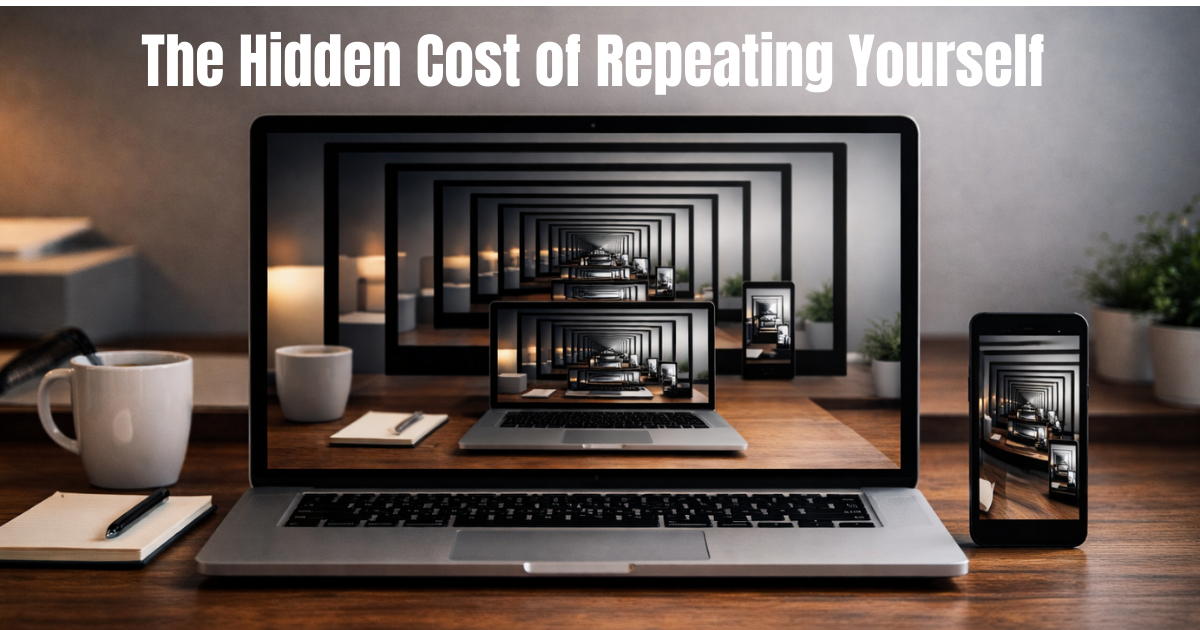The Hidden Cost of Repeating Yourself in Business