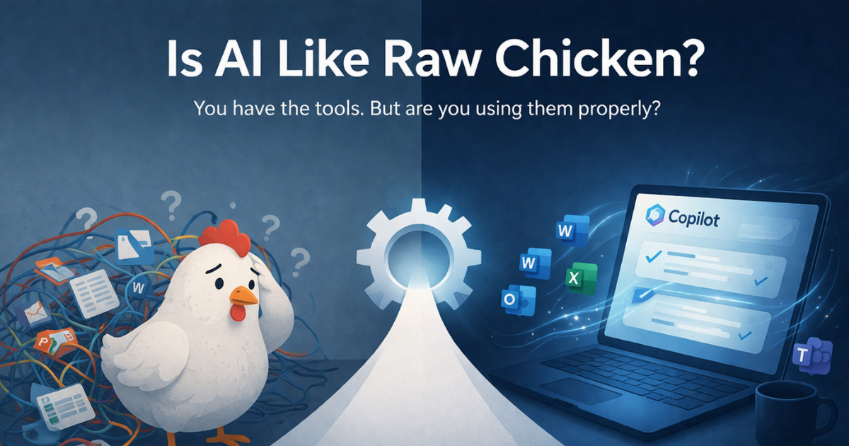 Is AI Like Raw Chicken?