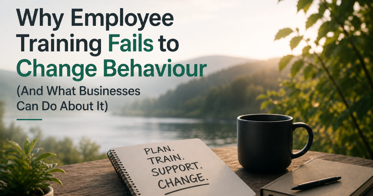 Why Employee Training Fails to Change Behaviour (And What Businesses Can Do About It)