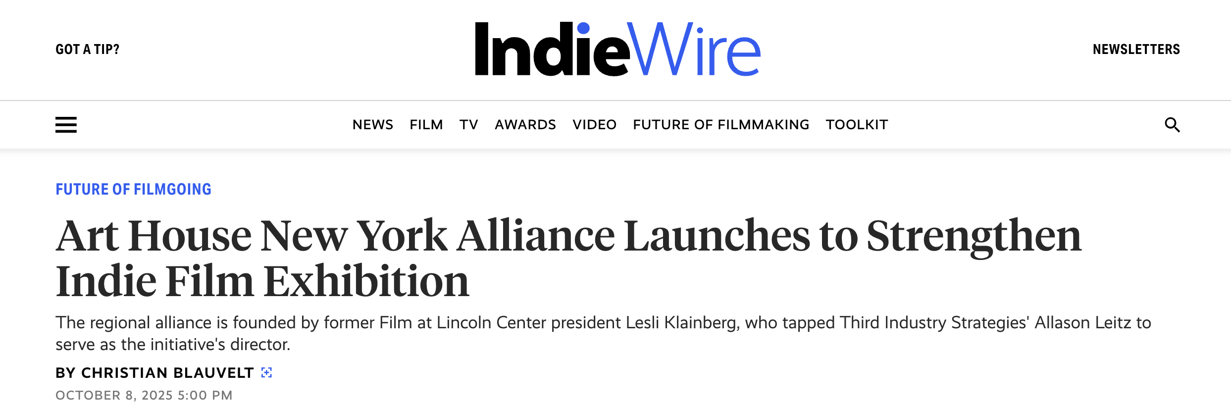 Indiewire