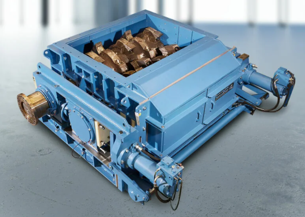 Heavy duty German manufactured double roll crusher with direct drive geaboxes and the highest precision wheels on the planet.