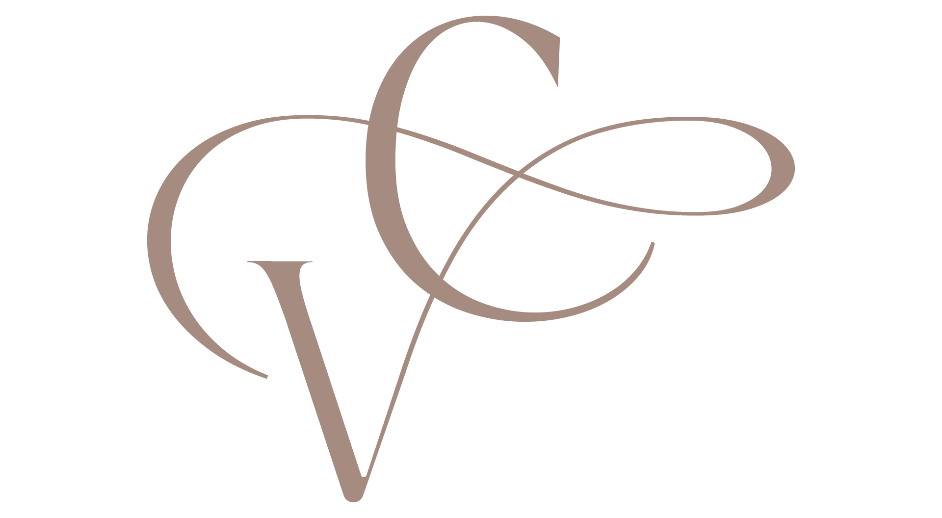 Elegant logo with the overlapping initials V and C in a script font on a black background.