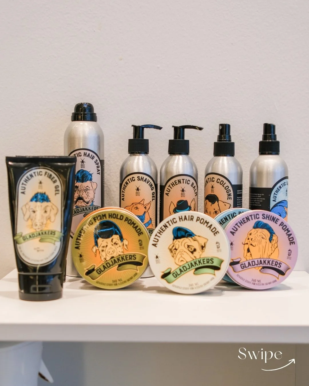 Speciaal voor de mannen: we hebben nieuwe producten van @gladjakkers_groominggoods in de salon! 💇

Om jullie nog beter te kunnen adviseren, hebben we een cursus gevolgd bij @barbercollegenl, bedankt daarvoor!

Swipe om te ontdekken waarom wij zo fan