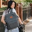 KeaBabies - The Original Diaper Bag Backpack, Baby Bags with Changing Pad