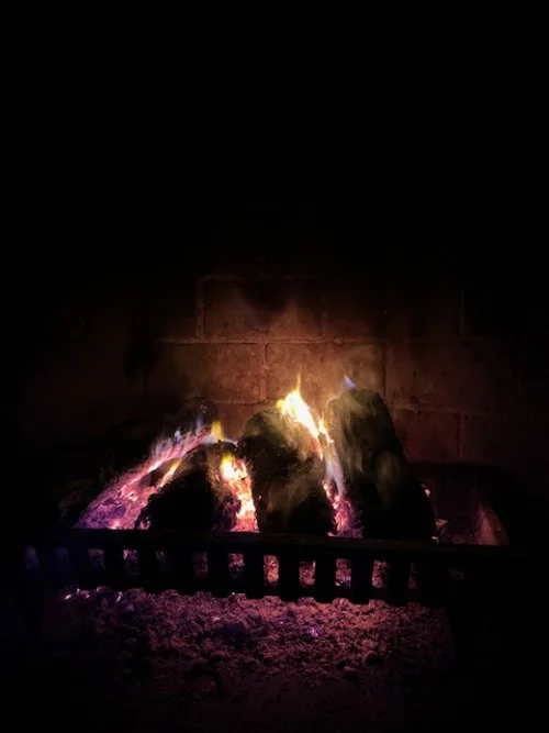 Sometimes the spirits bring the Violet Flame to the ceremony.