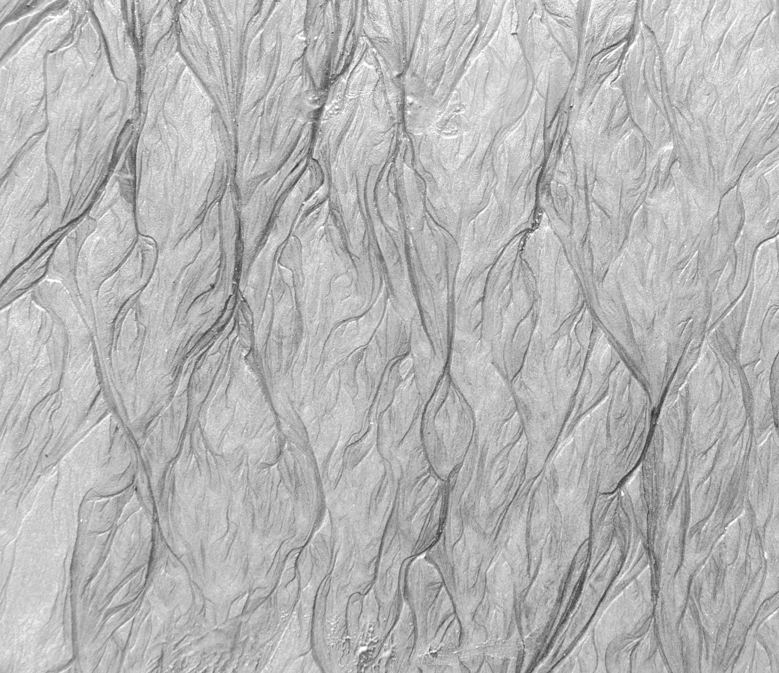 Abstract black and white minimalist photo of sand texture