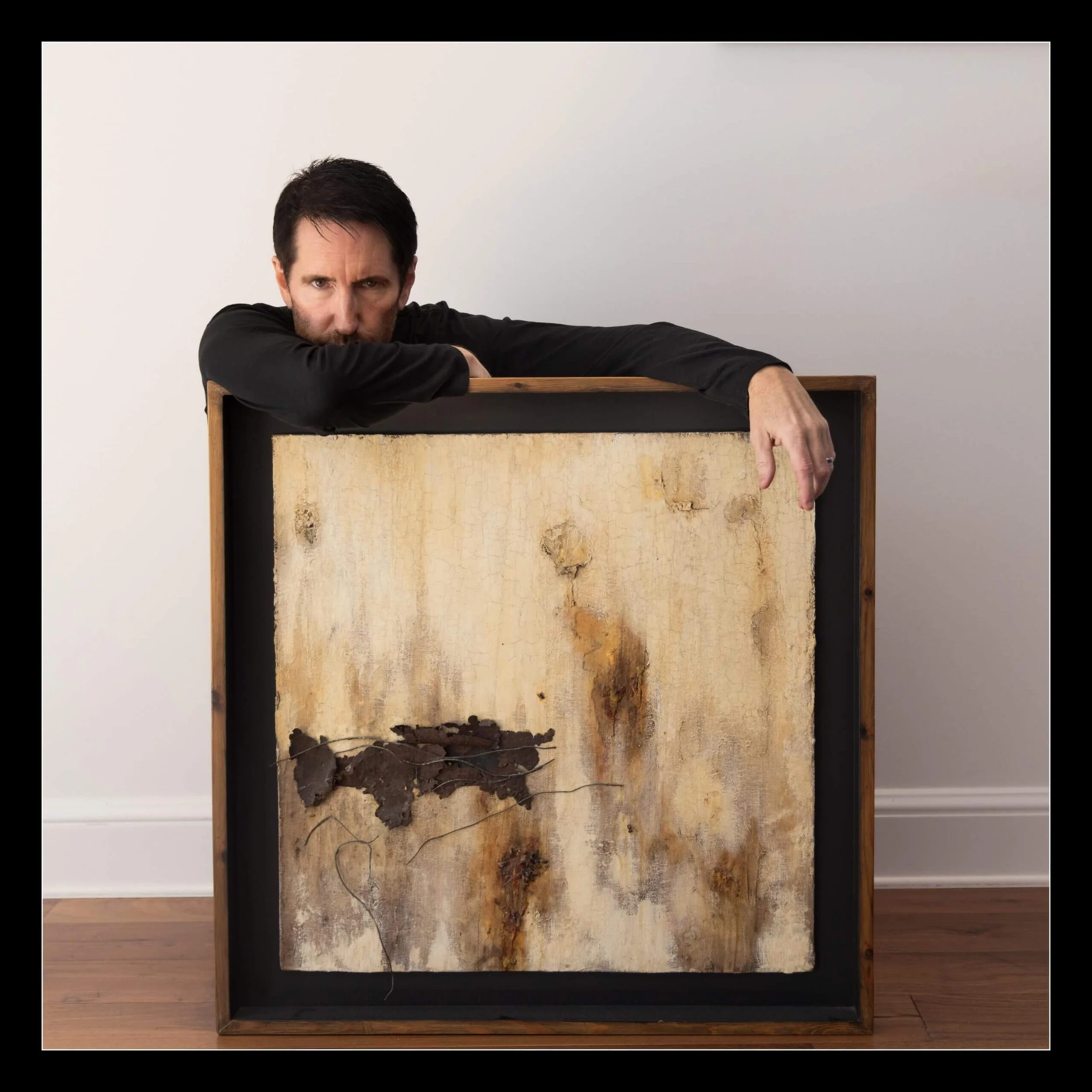 Trent Reznor with The Downward Spiral Album Cover. What the album teaches us about being human