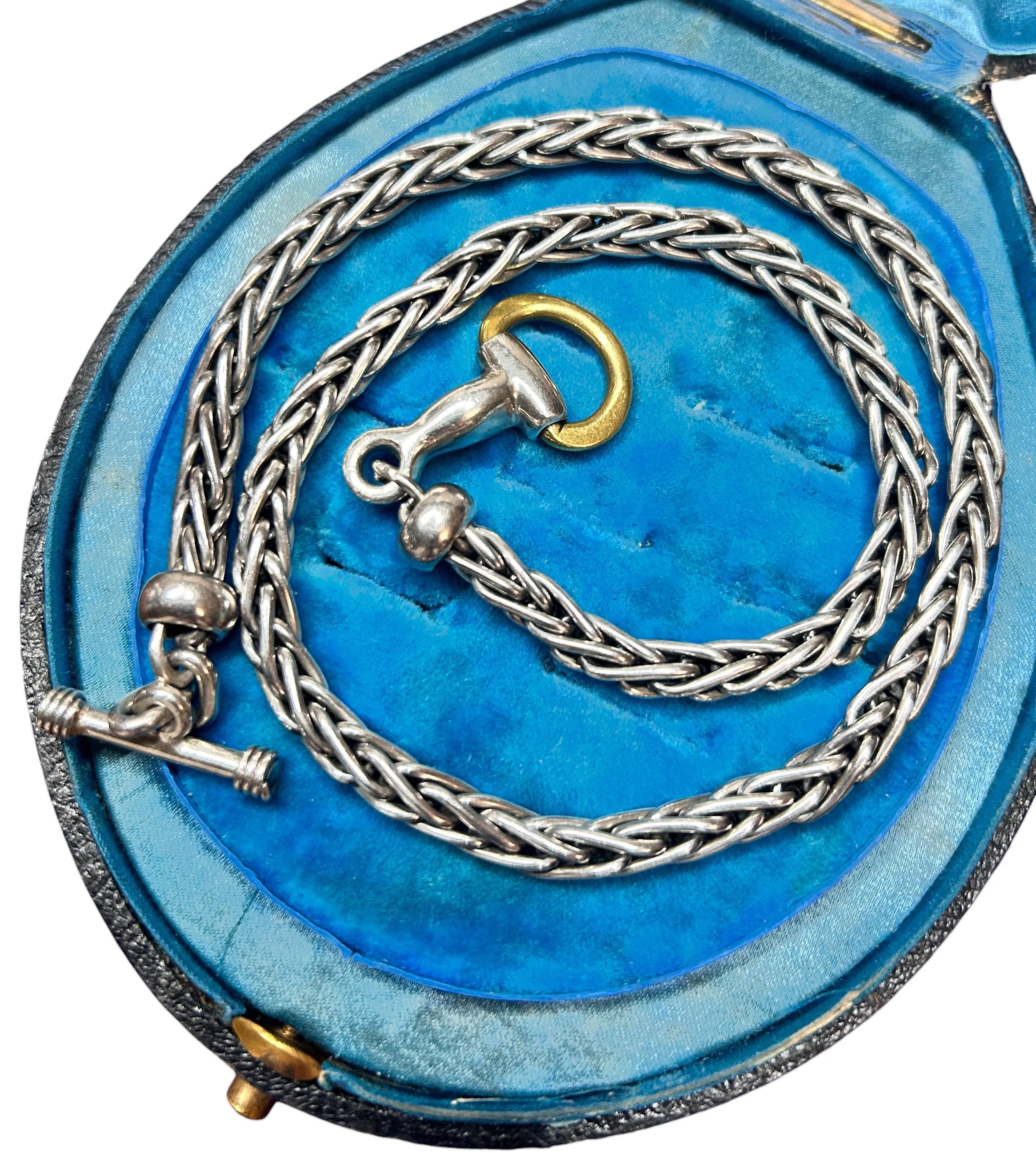 Vintage Foxchain Silver Sterling Equestrian Chain Jewellery