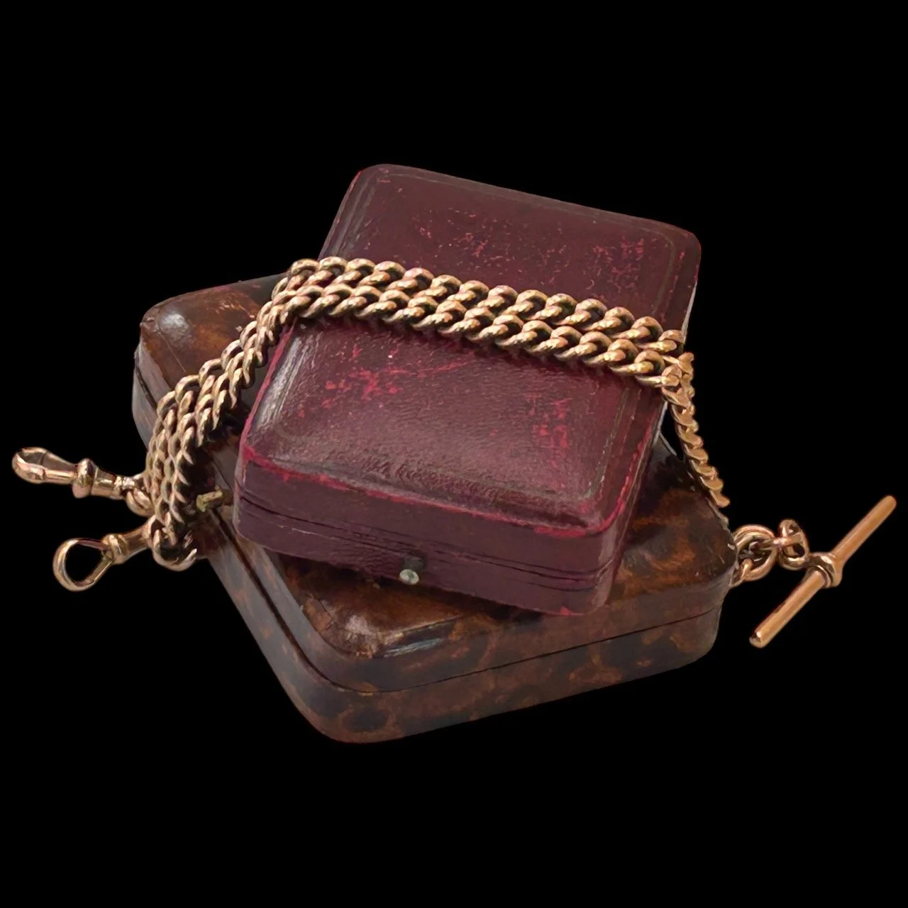 Victorian 9ct Gold Albert Chain Solid Gold