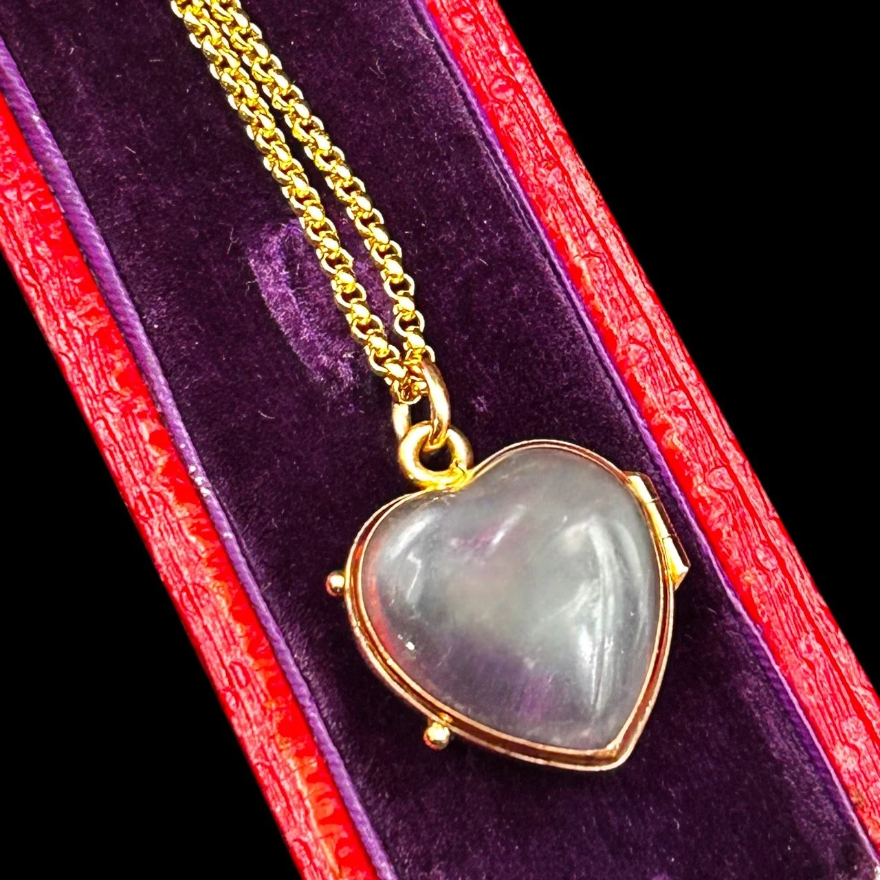 Rare Antique Jewelry Pool of Light Pendant Gold