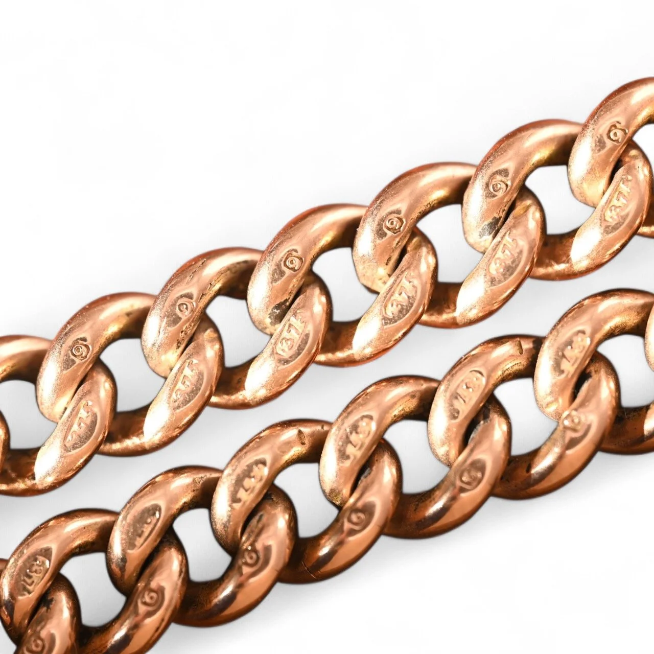 Victorian 9ct Gold Albert Heavy Chain