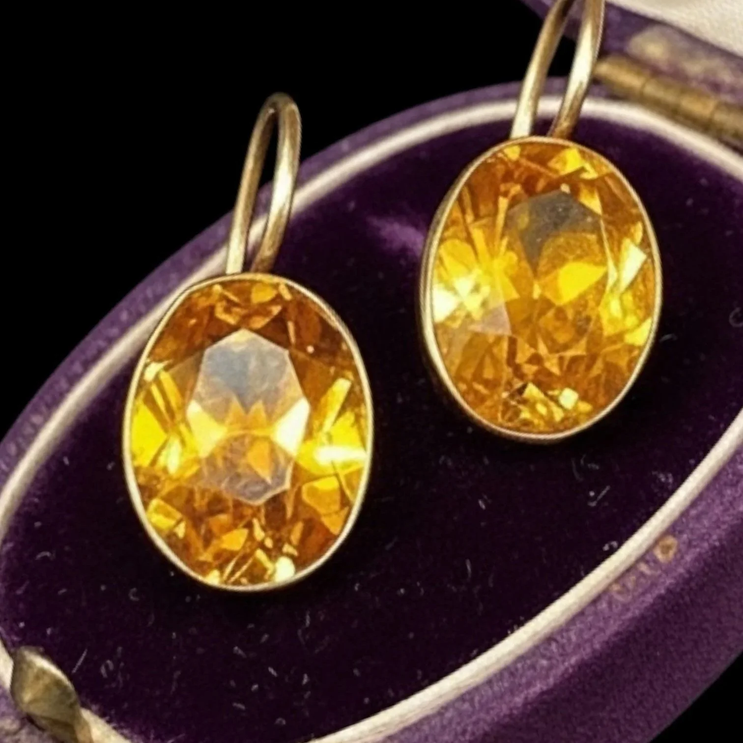 Victorian Paste Earrings