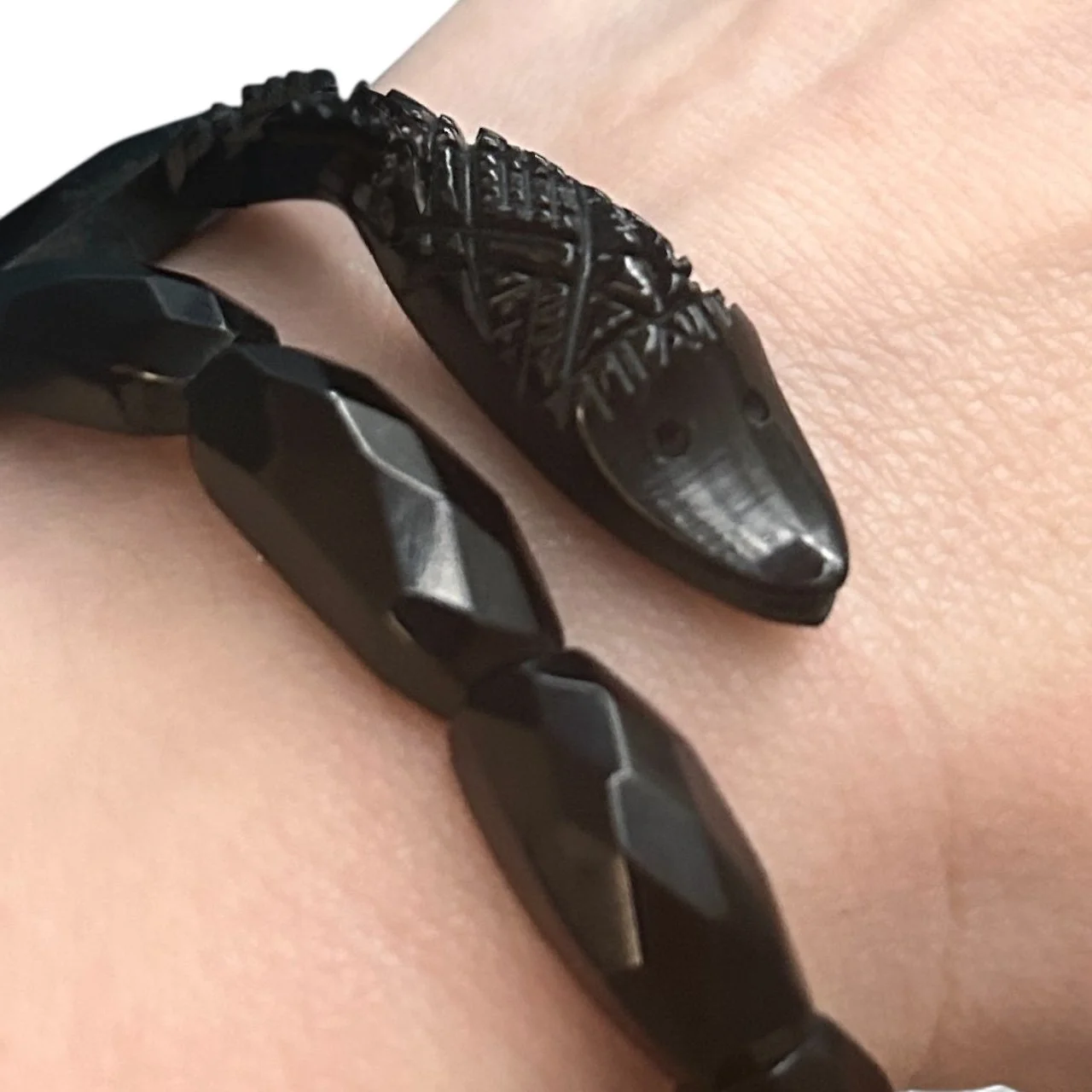Real Whitby Jet Bangle