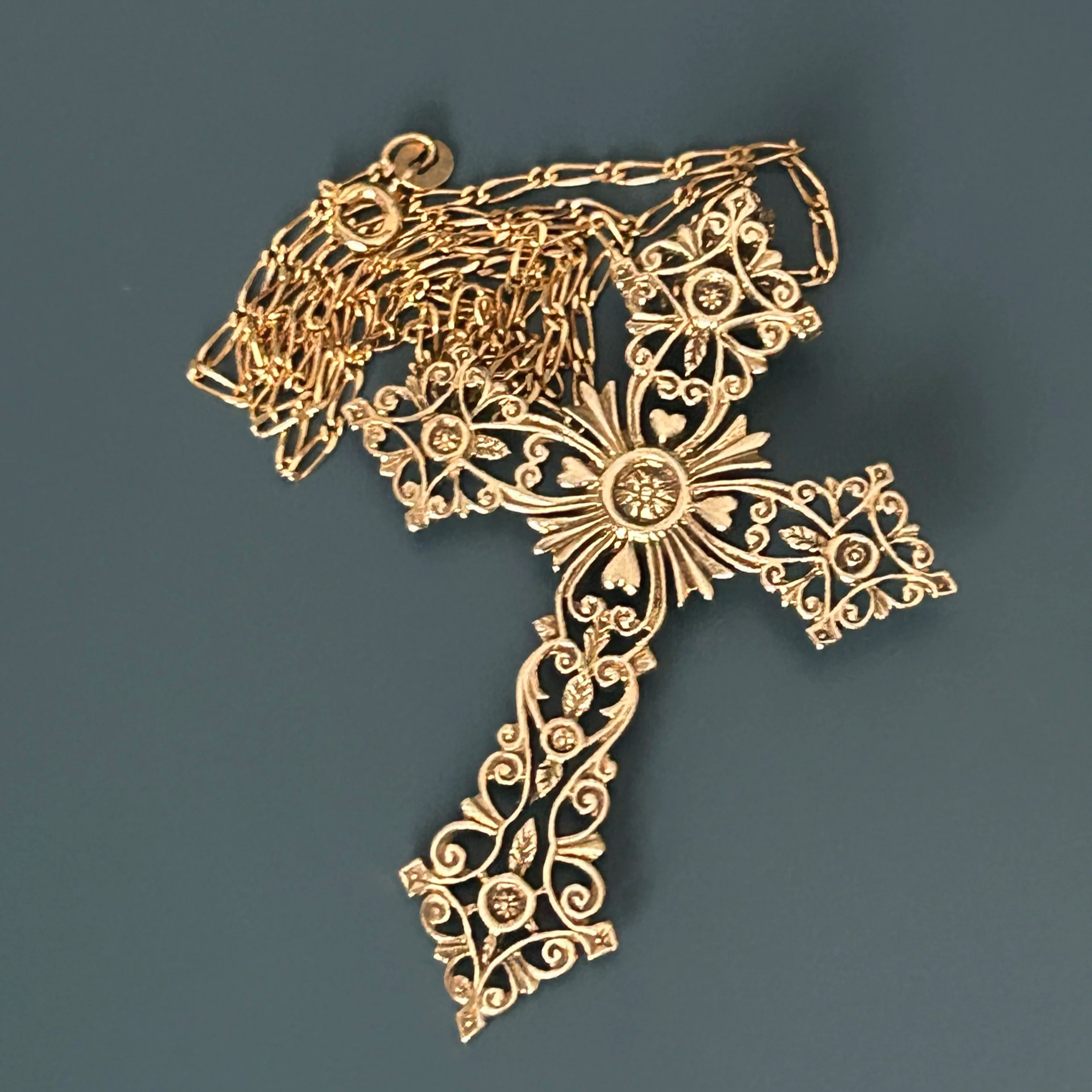 Vintage Jewellery Pendant 9ct Gold