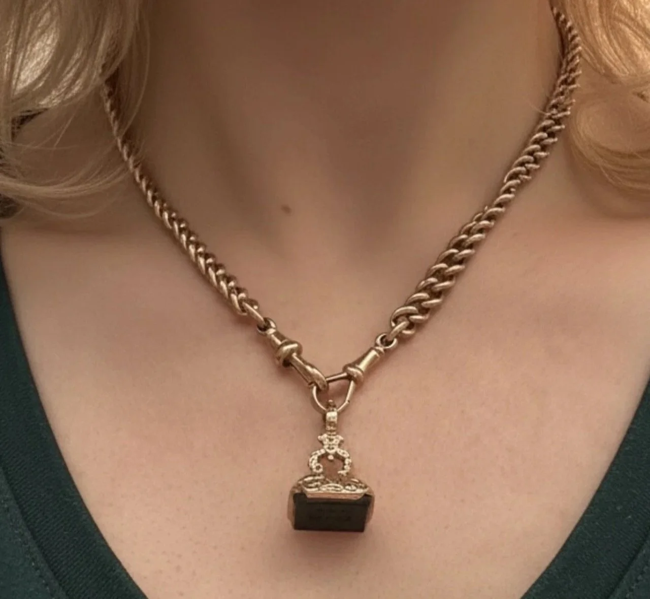 Antique bloodstone Fob