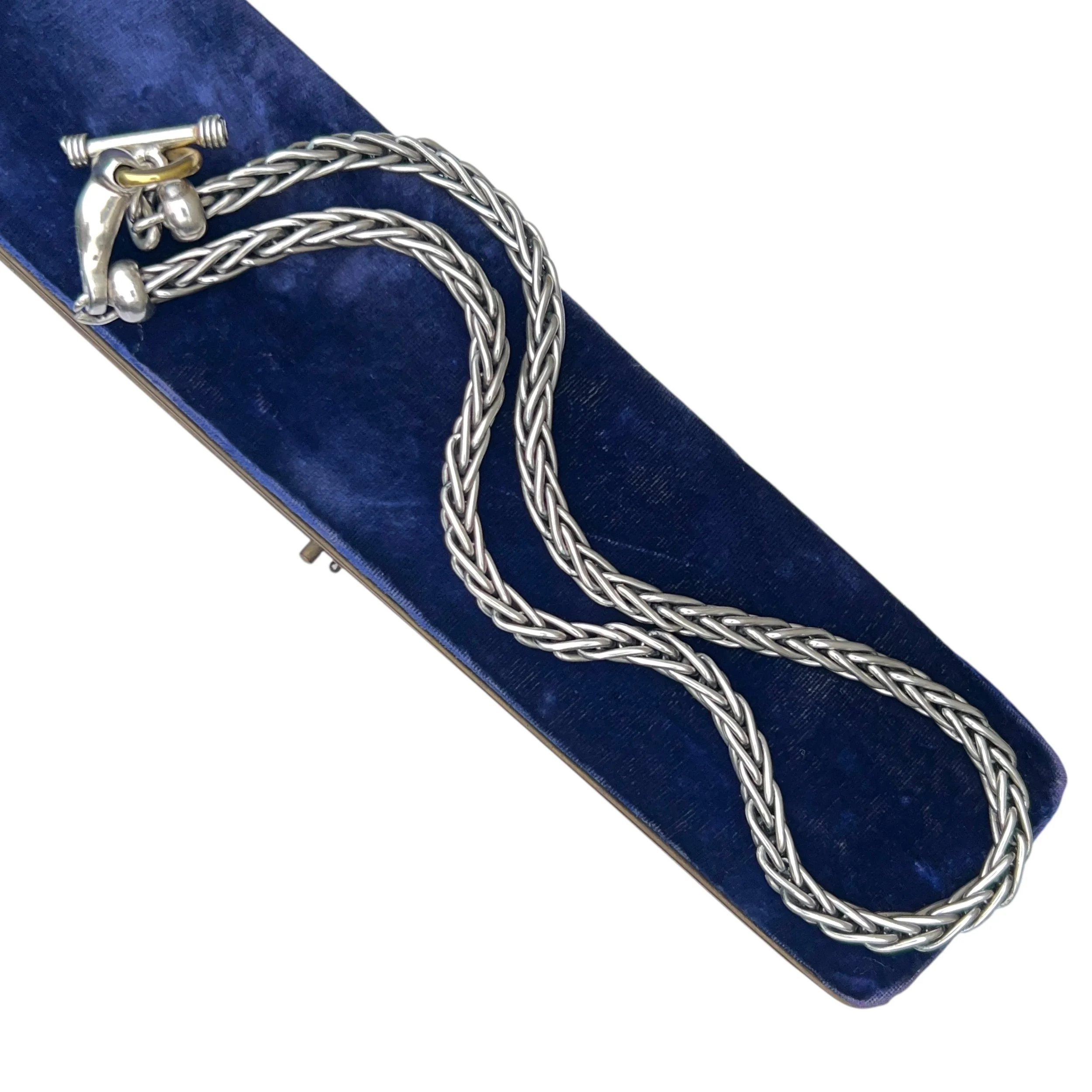 Mid-Century Vintage Silver Chunky Chain