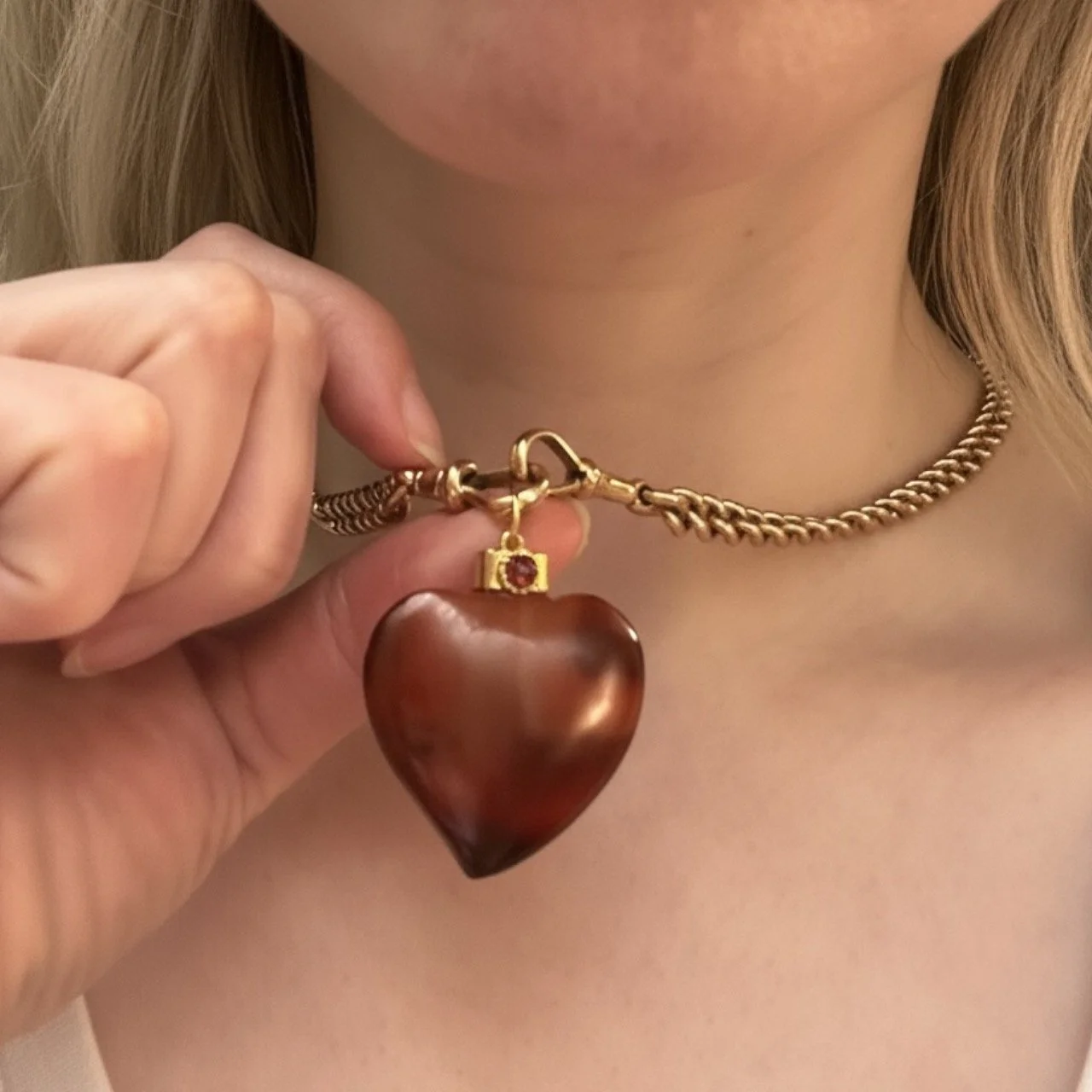 Statement Jewellery Heart Pendant