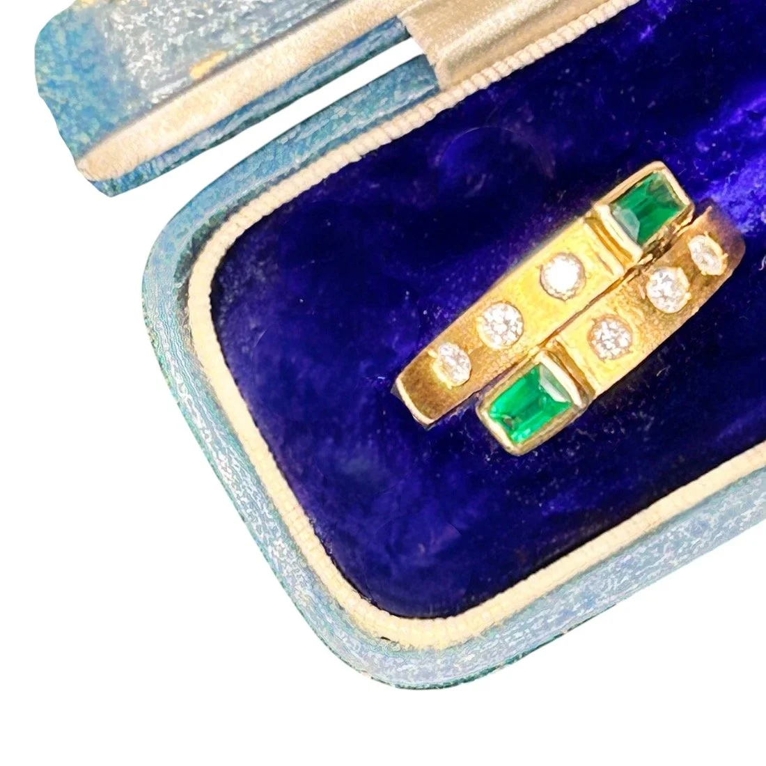 Vintage Diamond Snake Ring 18ct Gold