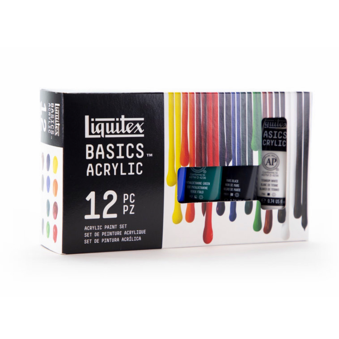 Basics Acrylic Set, 12 x 22ml