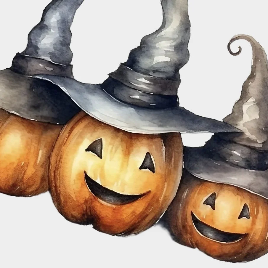Watercolour & Pen Art: Ghostly Hues