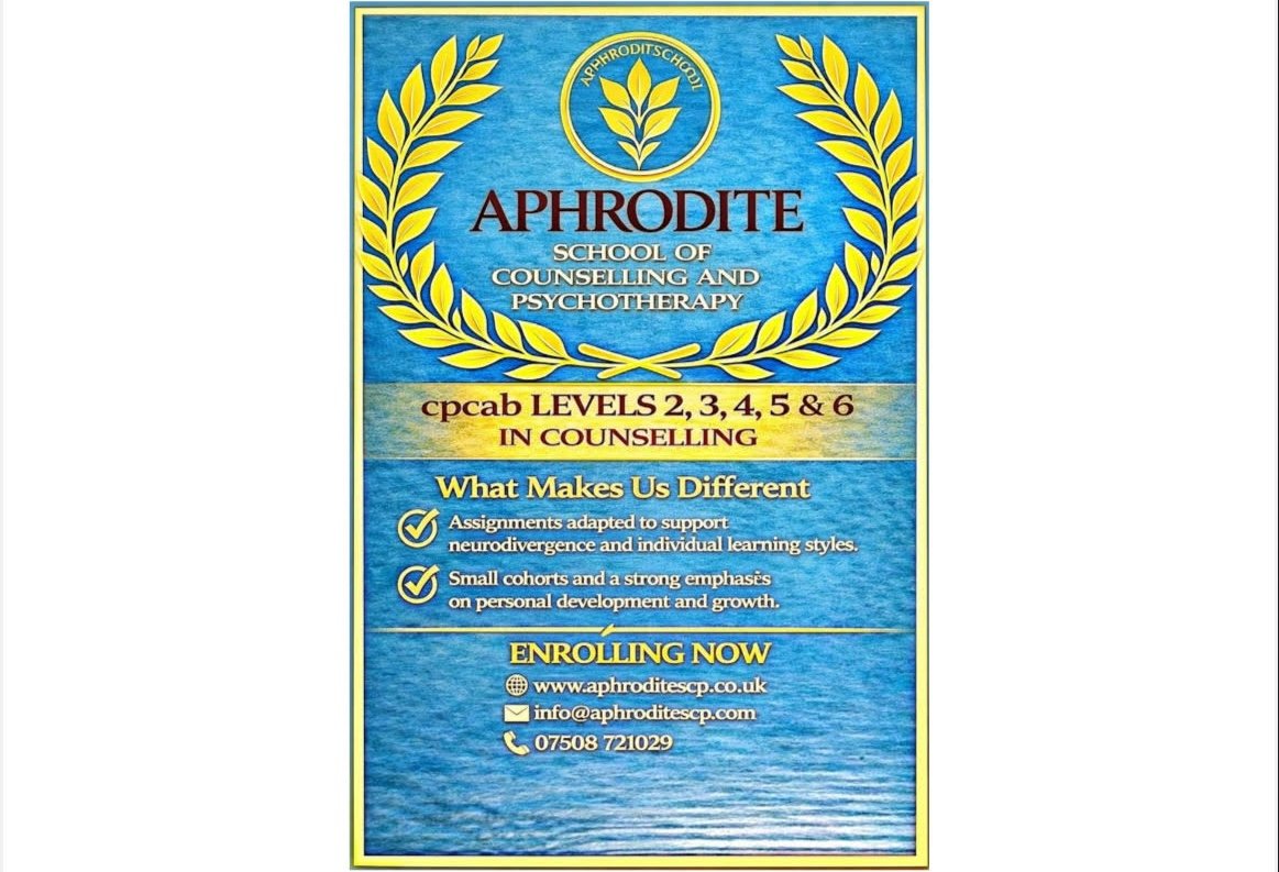 Introducing Aphrodite Training School of Counselling and Psychotherapy