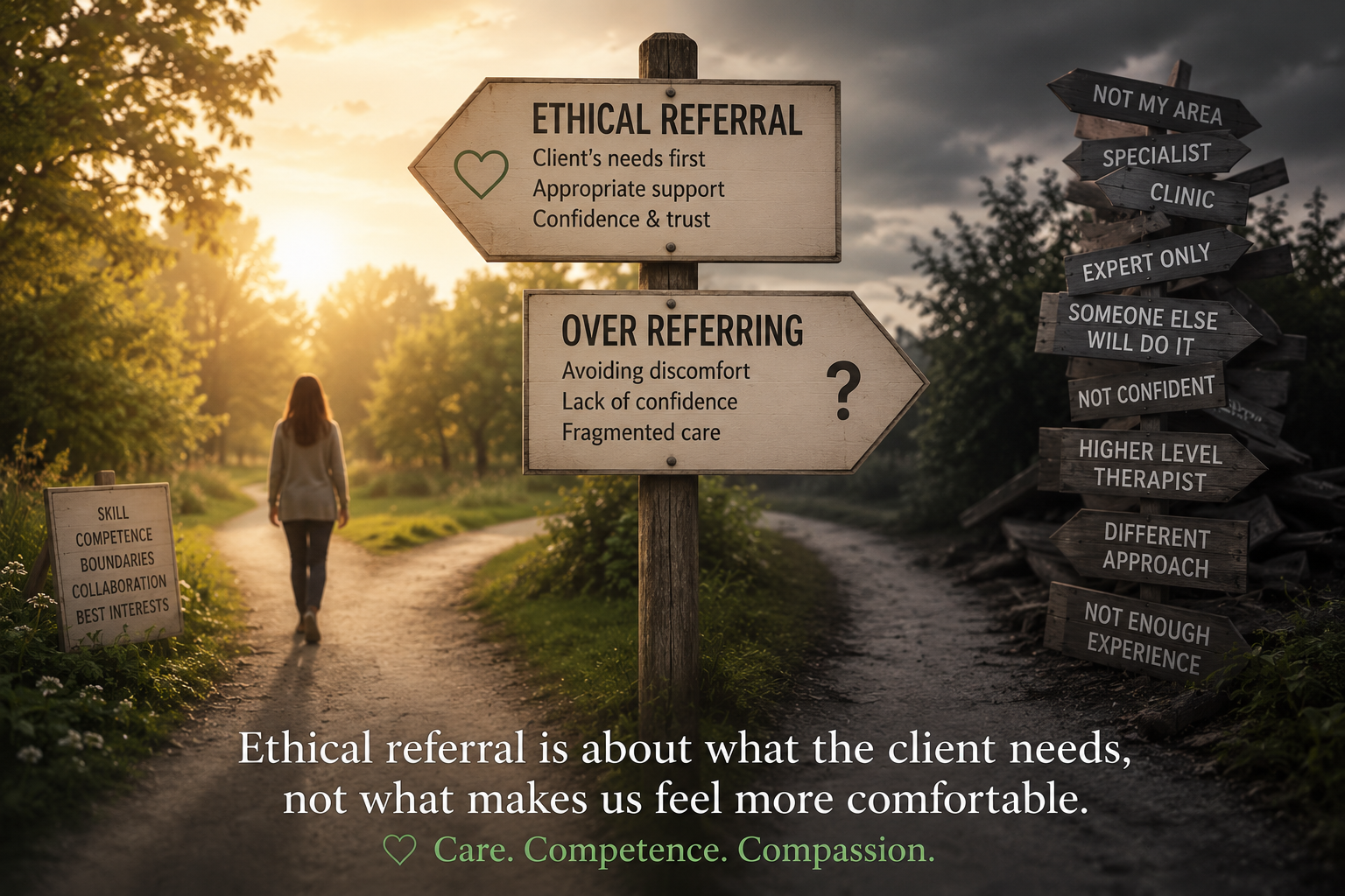 Competent Enough? Finding the Balance Between Ethical Practice and Over-Referring Clients