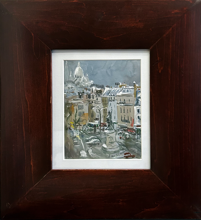 Anna Filimonova, "#3 Place Clichy sous la neige"