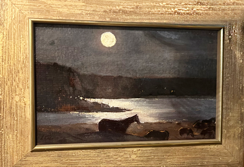 "Horses in Moonlight"