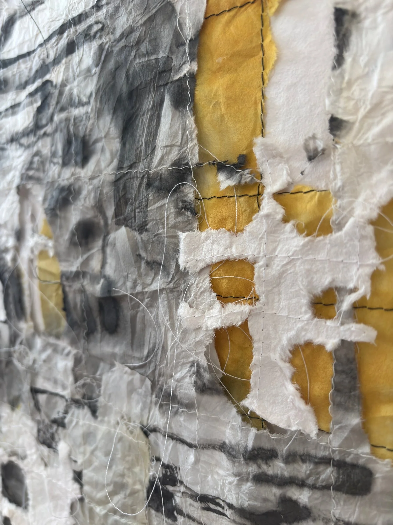 percolation - collage, detail