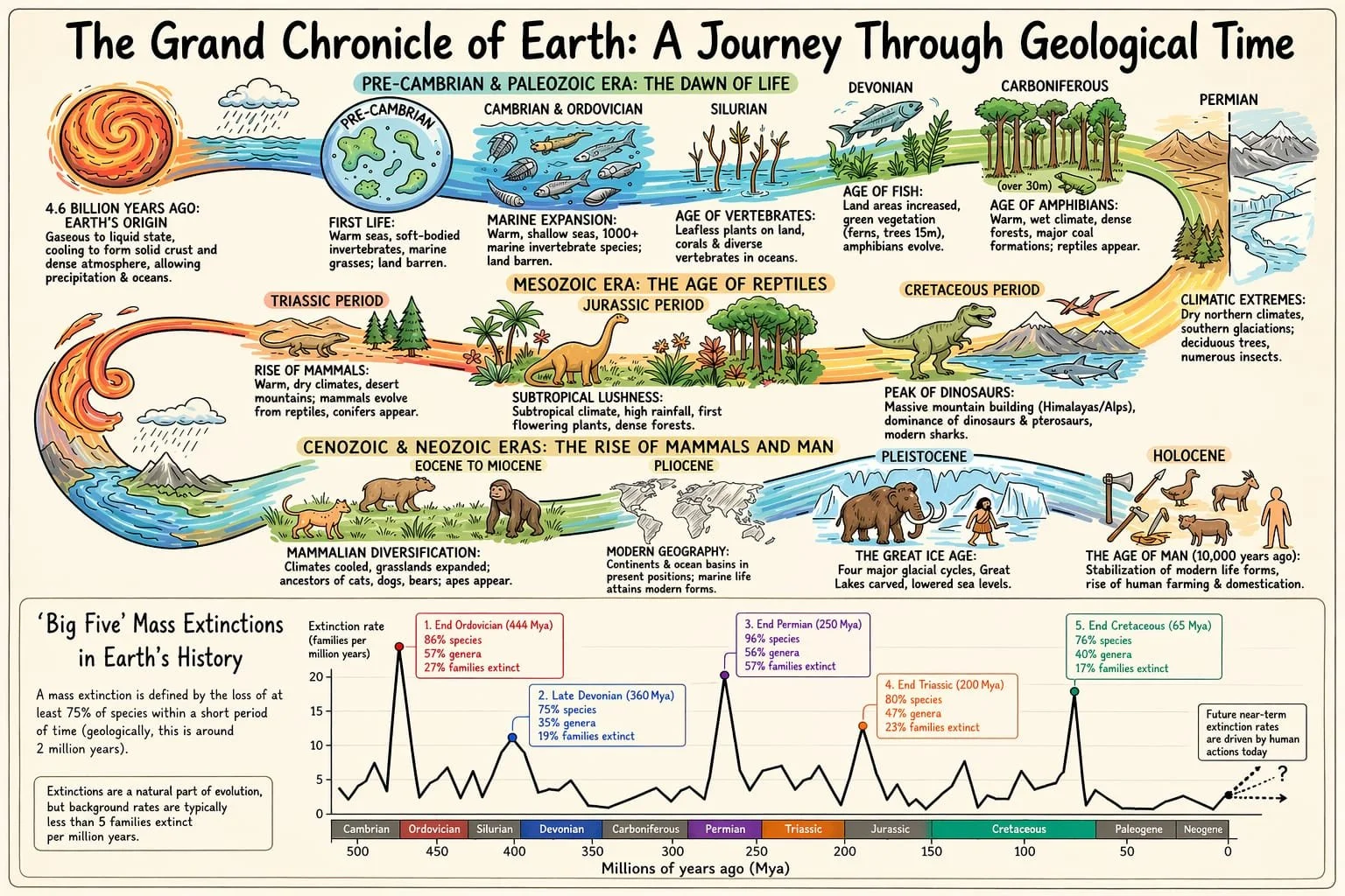 Earth Has Survived Five Mass Extinctions. The Sixth Has a Different Author